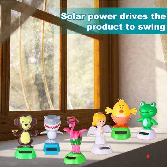 5 Solar Powered Dancing Bobblehead-Suncatcher-2 assorted solars-*Total of 7 - Picture 16 of 16